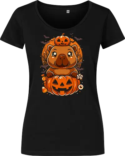 Cute Capybara Pumpkin