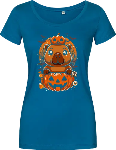 Cute Capybara Pumpkin