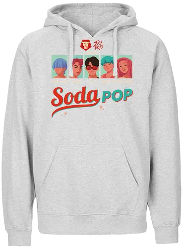  Soda Pop - SK8 the Infinity, SK8, Reki Kyan, Langa Hasegawa, Miya Chinen, Cherry Blossom, Shadow, anime, manga, retro, pop art, skate culture, fan art, t-shirt design, art print, nostalgic, geek art, anime fan gift - Fairtrade Hoodie