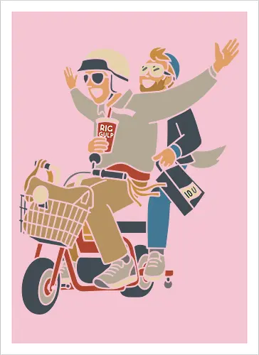 On a Moped for a Good Time