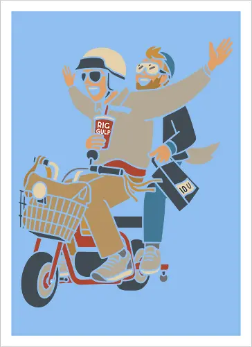 On a Moped for a Good Time