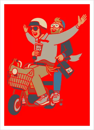 On a Moped for a Good Time