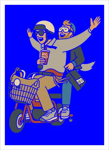 On a Moped for a Good Time