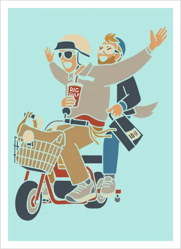 On a Moped for a Good Time
