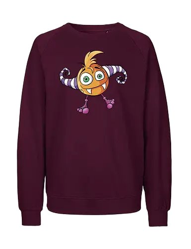 Halloweenie - Halloween, süß, cute, Kreatur, Monster, lieb, goldig, kind - Fairtrade Sweatshirt