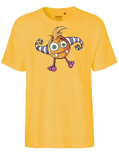 Halloweenie - Halloween, süß, cute, Kreatur, Monster, lieb, goldig, kind - Fairtrade T-Shirt
