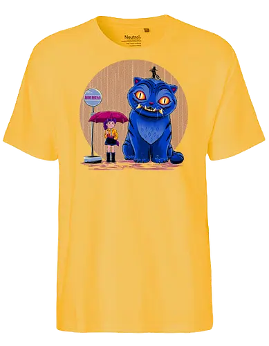 Cat in the Rain - My Neighbour Totoro, Anime, famous anime, Kpop Demon Hunters - Fairtrade T-Shirt