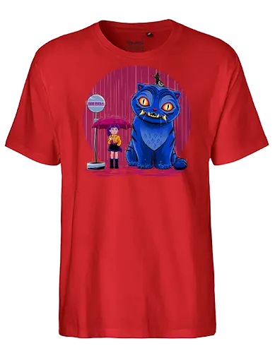 Cat in the Rain - My Neighbour Totoro, Anime, famous anime, Kpop Demon Hunters - Fairtrade T-Shirt