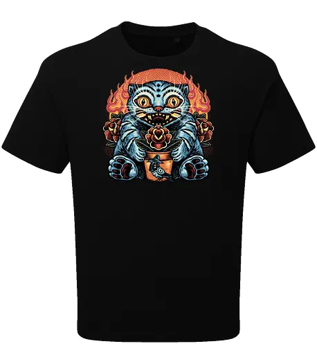 Blue Tiger Red Flame