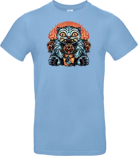 Blue Tiger Red Flame