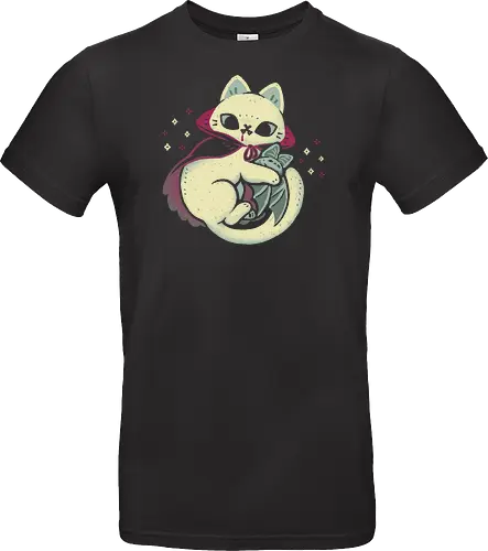 Cute Vampire Cat bites Bat