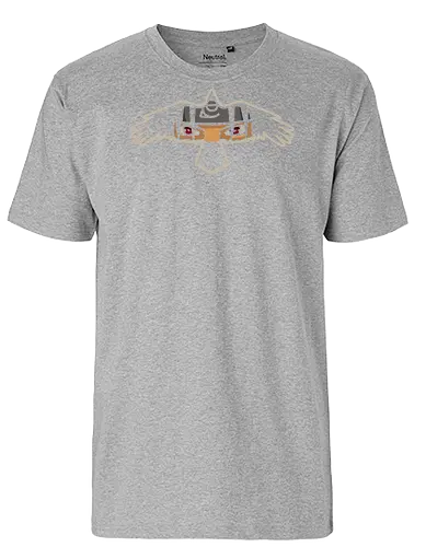 Itachi's Crow - Itachi Uchiha, Shinobi, Sharingan, Uchiha, crow, anime, manga, art print, t-shirt design, fan art, Akatsuki, ninja, geek art, Japanese animation, minimalist, subtle, symbolic, anime fan gift - Fairtrade T-Shirt
