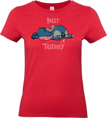 Not Today Alien - not today, lilo and stitch, science fiction comedy, scrump, cute, Experiment 626, Hawaii - Standard T-Shirt (Women)