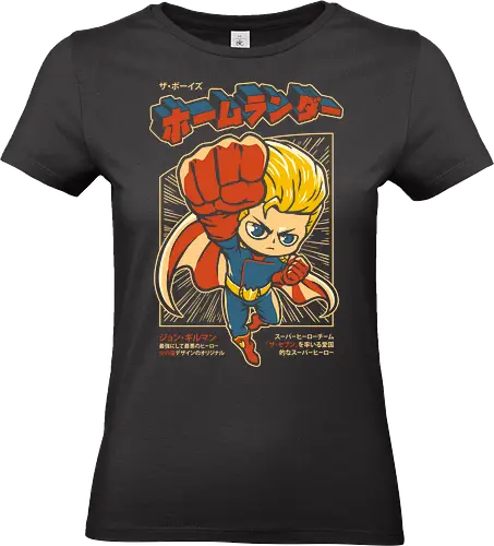 Chibi Homelander Japanese Art - japanese, anime, the boys, billy butcher, compound v, funny, homelander, the seven, hughie campbell, starlight, comics, chibi, kawai, animated, cute, japan, super villain, cartoon, superheros - Standard T-Shirt (Women)