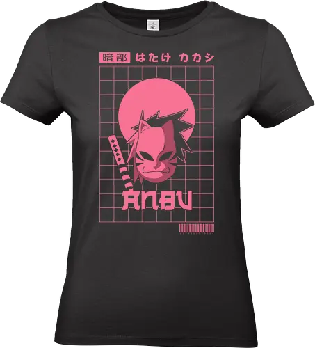 Anbu - shinobi, itachi, sasuke, uchiha, akatsuki, anbu, ninja, anime, japanese, kitsune mask, kakashi - Standard T-Shirt (Women)
