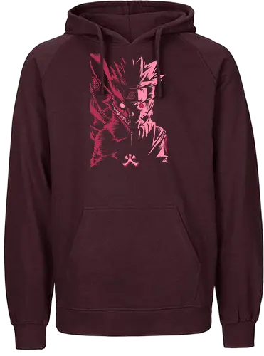 The Child of the Prophecy - uzumaki, itachi, uzumaki naruto, sasuke, uchiha, kurama, sharingan, anime, kyuubi, naruto shippuden, naruto and kurama, akatsuki, ninja, manga - Fairtrade Hoodie