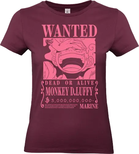 Nika Wanted - luffy anime, nika, gear 5, one piece anime, manga, anime, luffy wanted, yonko, haki, japanese, pirate, straw hats - Standard T-Shirt (Women)