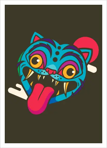 Cosmic cat Spirit Design