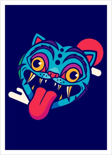 Cosmic cat Spirit Design