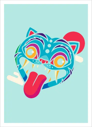 Cosmic cat Spirit Design
