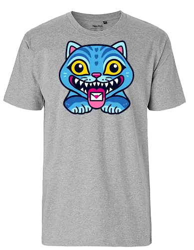 clumsy cat - anime, cat, kpop, animal, japanese, manga, cute - Fairtrade T-Shirt