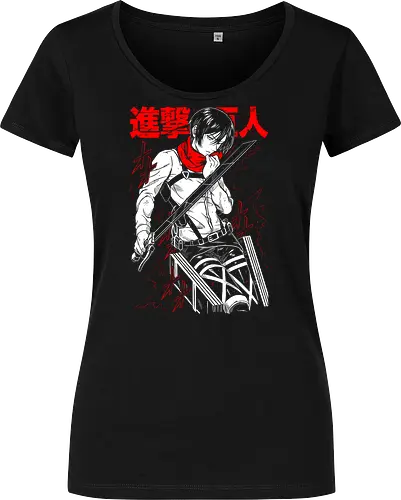 Mikasa Ackerman on Titan - Attack