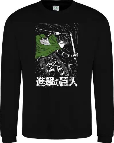 Levi Ackerman on Titan - Attack