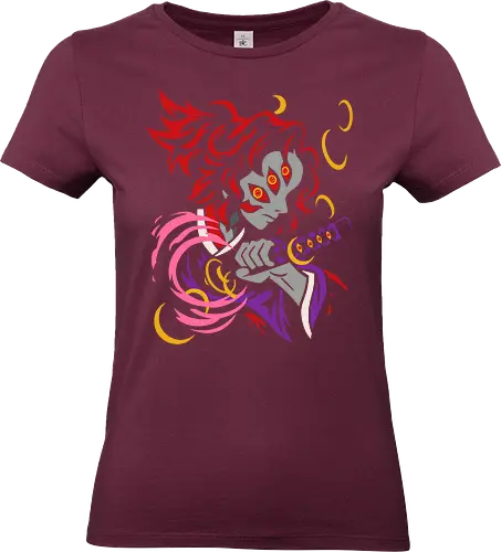  The Upper Rank Two - Doma, Dōma, Slayer, Kimetsu no Yaiba, Upper Rank Two, Twelve Kizuki, anime, manga, fan art, t-shirt design, art print, demon, antagonist, cool anime art, geek art, stylish, KNY, Zenitsu, Inosuke - Standard T-Shirt (Women)