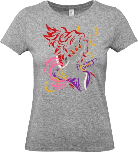  The Upper Rank Two - Doma, Dōma, Slayer, Kimetsu no Yaiba, Upper Rank Two, Twelve Kizuki, anime, manga, fan art, t-shirt design, art print, demon, antagonist, cool anime art, geek art, stylish, KNY, Zenitsu, Inosuke - Standard T-Shirt (Women)