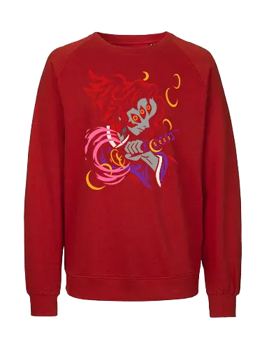  The Upper Rank Two - Doma, Dōma, Slayer, Kimetsu no Yaiba, Upper Rank Two, Twelve Kizuki, anime, manga, fan art, t-shirt design, art print, demon, antagonist, cool anime art, geek art, stylish, KNY, Zenitsu, Inosuke - Fairtrade Sweatshirt