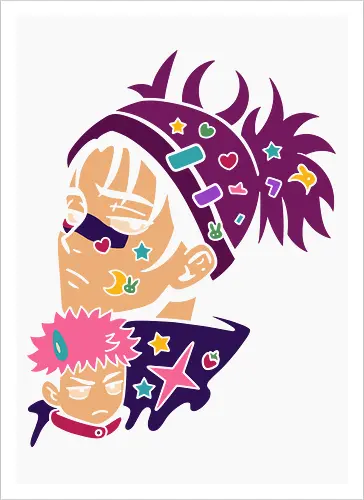 Kawaii Satoru and Sukuna