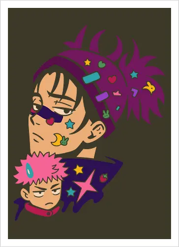 Kawaii Satoru and Sukuna