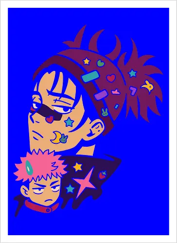 Kawaii Satoru and Sukuna