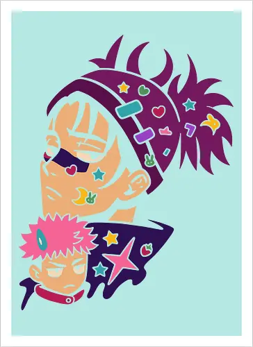 Kawaii Satoru and Sukuna
