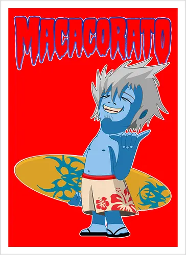 MACACORATO - Surfer Vampire - Lowbrow Surf-Vampir
