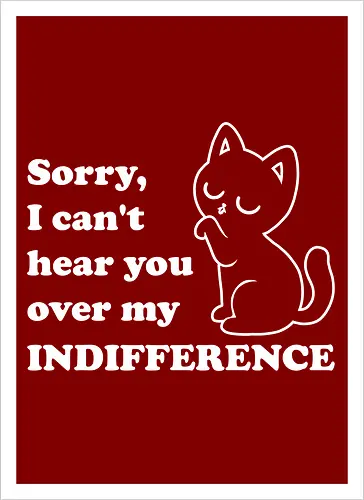 Cat Indifference