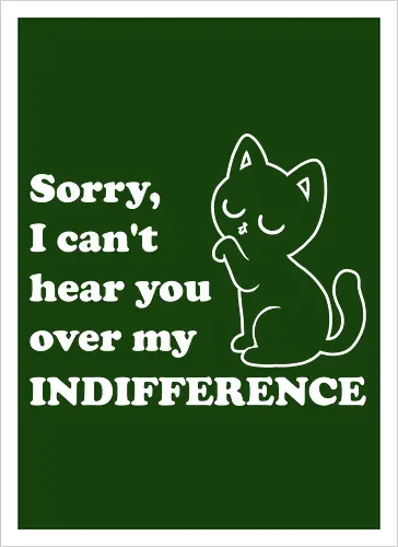 Cat Indifference
