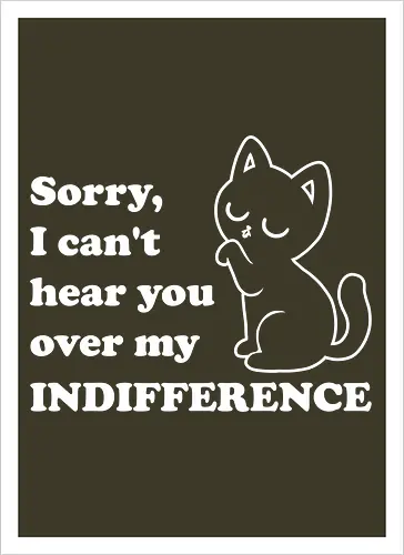 Cat Indifference