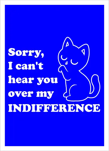 Cat Indifference