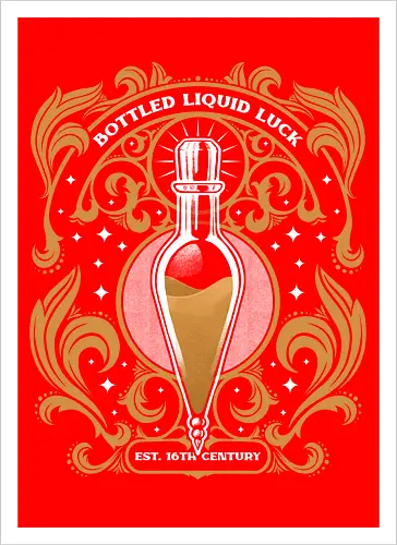 Luck Potion Art Nouveau