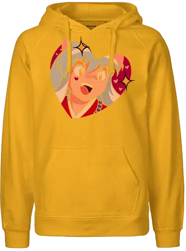 A Wild Inuyasha Appears - Inuyasha, anime, manga, cute, kawaii, fan art, t-shirt design, art print, heart, retro anime, shonen, Sesshomaru, Kagome, nostalgic, geek art, puppy love - Fairtrade Hoodie
