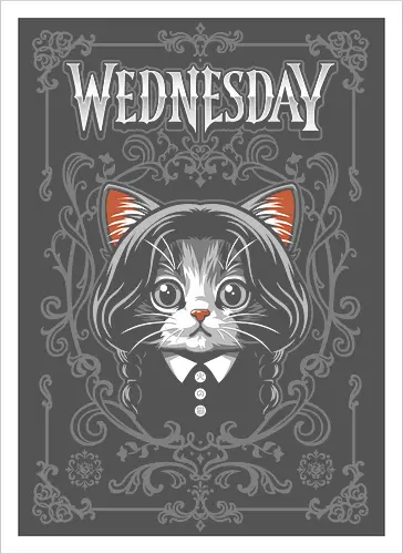 Wednesday Goth Cat