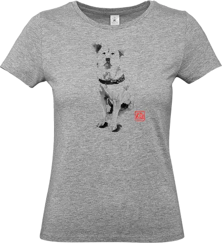 old dog - dog, sumie, japan - Standard T-Shirt (Women)