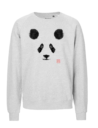 panda - panda, sumie, japan, bear - Fairtrade Sweatshirt