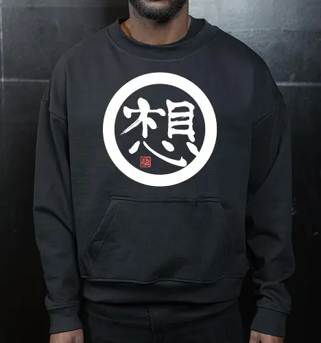 thoughts white round