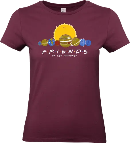 Friends of the Universe - universe, solar system, planet, cosmos - Standard T-Shirt (Women)