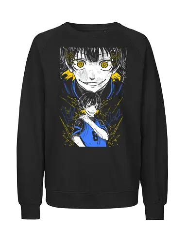 Meguru Bachira - Blue Lock - Kawaii, Anime, Manga, Tokyo, Angry, Japanese Art, Aesthetic, Manga Style, Zylixzen, Aggressive, Gamer, Otaku, Gift, Cool - Fairtrade Sweatshirt