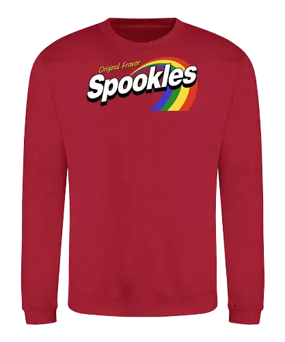 Retro Spookles Parody - halloween, 80s, candy, cosplay, delicious, funny, geek, humor, nerd, parody, rainbow, retro, sweet, trick or treat, vintage - Sweatshirt