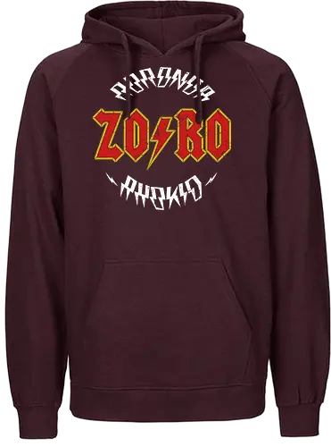 ACDC Zoro - Pirate, zoro, straw hat pirates, mugiwara, acdc, monkey d. luffy, joyboy, sanji, robin, nami, anime rock, band merch, rock n roll, music parody, classic rock, vintage band, anime, manga, parody, funny anime, anime meme, weeb, anime joke - Fairtrade Hoodie