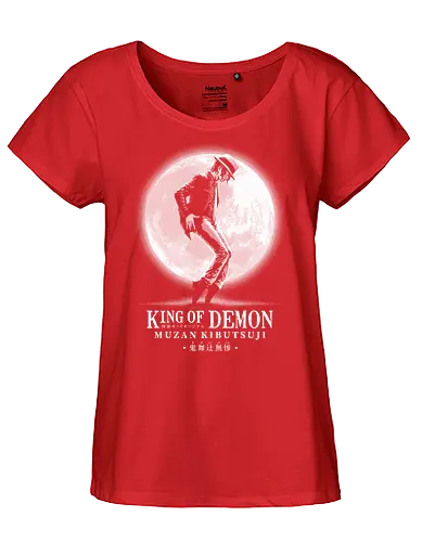 Muzan Kibutsuji X Michael Jackson - michael jackson, Slayer, kimetsu no yaiba, kokushibo, muzan, parody, king of pop, anime meme, pop star, anime funny, 12 kizuki, 6 eyes demon, nezuko, tanjiro, upper moon 1, akaza, hantengu, kaigaku, wakuraba, doma, nakime, yoriichi, gyutaro, gyokko, daki, rui - Fairtrade Girl Shirt